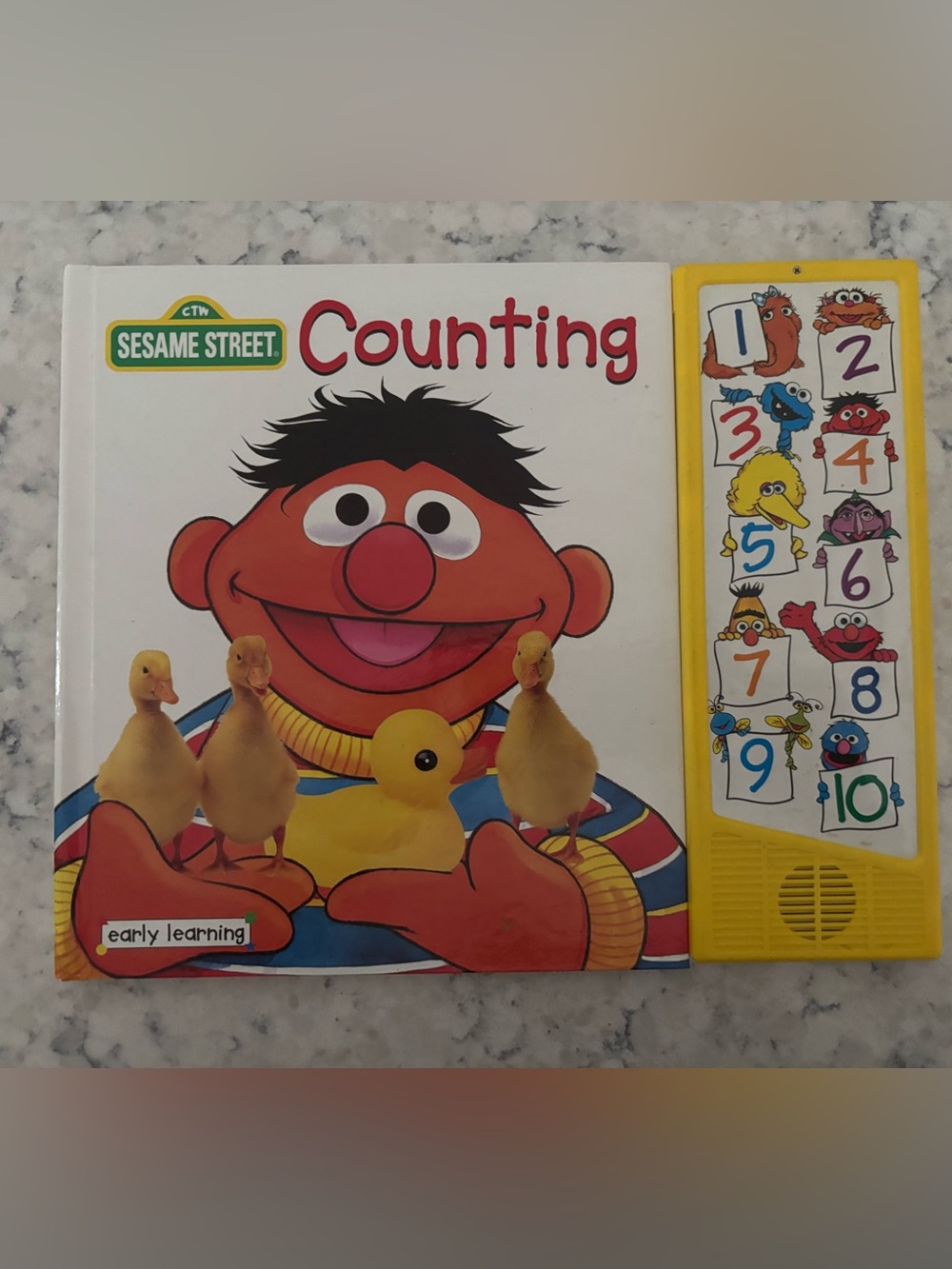 Vintage Sesame Street Counting Early Learning Play a Sound 1997  Works - Video